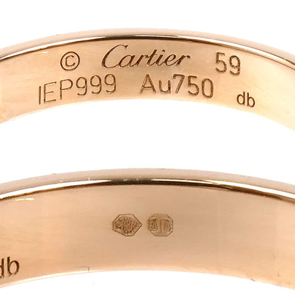CARTIER カルティエ K18PG ピンクゴールド ミニ ラブリング リング・指輪 B4085259 18.5号 59 3.4g レディース【中古】【美品】