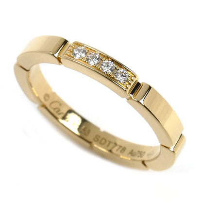 CARTIER カルティエ K18YG イエローゴールド マイヨンパンテール 4P ダイヤ リング・指輪 B4080353 ダイヤモンド 13号 53 4.2g レディース【中古】【美品】