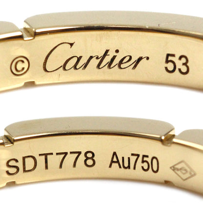 CARTIER カルティエ K18YG イエローゴールド マイヨンパンテール 4P ダイヤ リング・指輪 B4080353 ダイヤモンド 13号 53 4.2g レディース【中古】【美品】