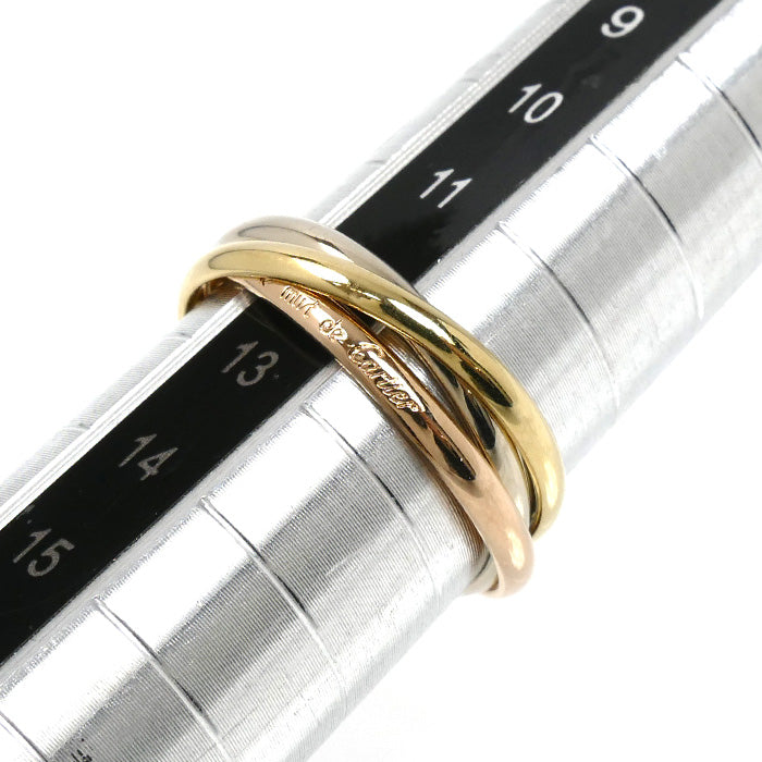 CARTIER カルティエ K18YG/PG/WG トリニティ les must de リング・指輪 12号 52 3.5g レディース【中古】【美品】