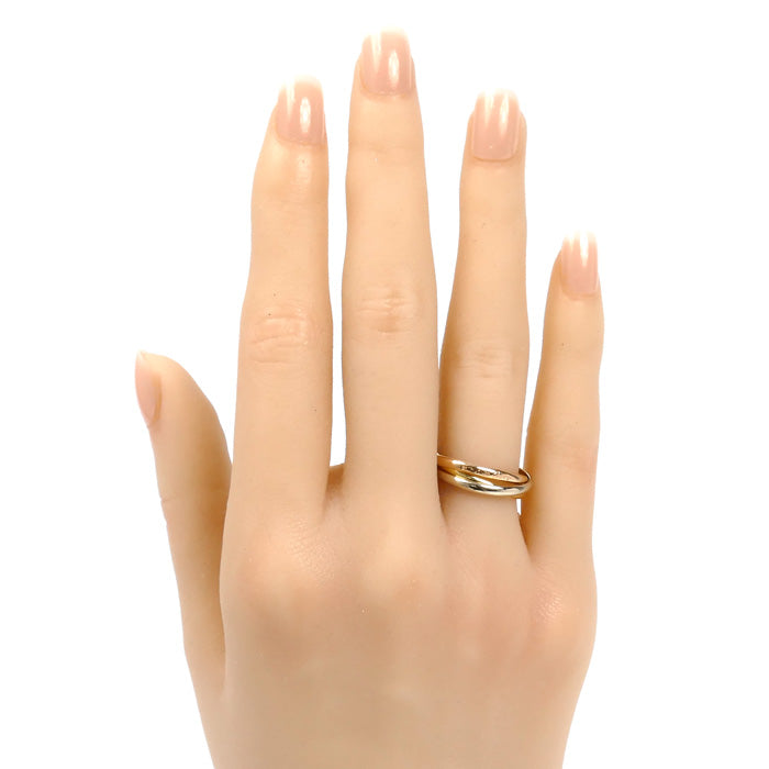 CARTIER カルティエ K18YG/PG/WG トリニティ les must de リング・指輪 12号 52 3.5g レディース【中古】【美品】