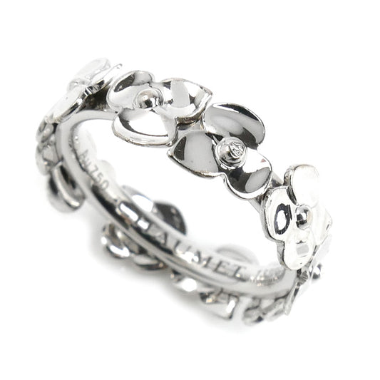 Chaumet ショーメ K18WG ホワイトゴールド オルタンシア リング・指輪 8号 48 4.5g レディース【中古】【美品】