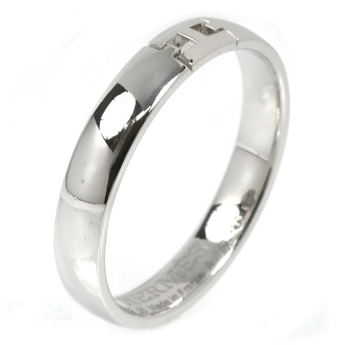 HERMES エルメス K18WG ホワイトゴールド ヘラクレス リング・指輪 H119854B 14.5号 55 3.6g レディース【中古】【美品】