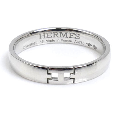 HERMES エルメス K18WG ホワイトゴールド ヘラクレス リング・指輪 H119854B 14.5号 55 3.6g レディース【中古】【美品】
