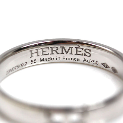 HERMES エルメス K18WG ホワイトゴールド ヘラクレス リング・指輪 H119854B 14.5号 55 3.6g レディース【中古】【美品】