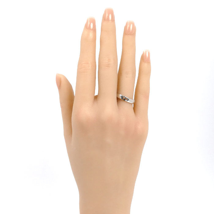 HERMES エルメス K18WG ホワイトゴールド ヘラクレス リング・指輪 H119854B 14.5号 55 3.6g レディース【中古】【美品】