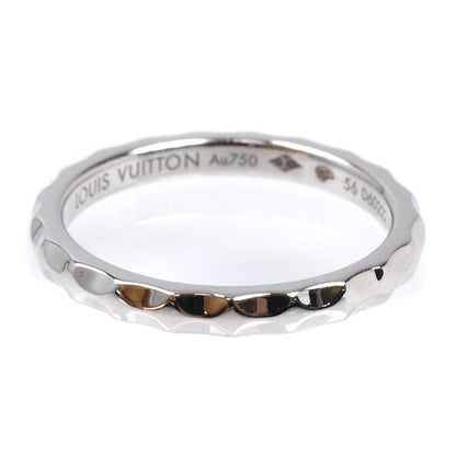 LOUIS VUITTON ルイ・ヴィトン K18WG ホワイトゴールド アリアンス モノグラム アンフィニ リング・指輪 Q9F71J D60222 15.5号 56 4.2g ユニセックス【中古】【美品】