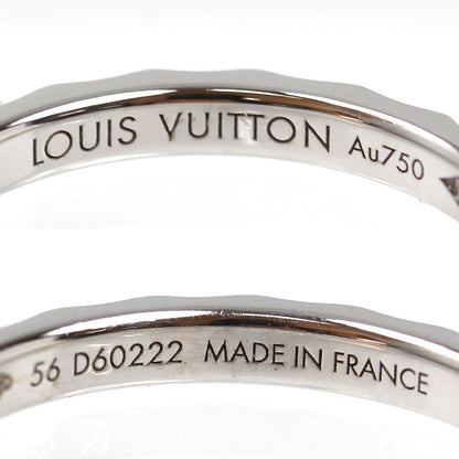 LOUIS VUITTON ルイ・ヴィトン K18WG ホワイトゴールド アリアンス モノグラム アンフィニ リング・指輪 Q9F71J D60222 15.5号 56 4.2g ユニセックス【中古】【美品】
