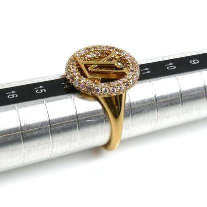 LOUIS VUITTON ルイ・ヴィトン メタル ラインストーン ルイーズ トレゾール リング・指輪 M1221M TE2283 12.5号 レディース【中古】