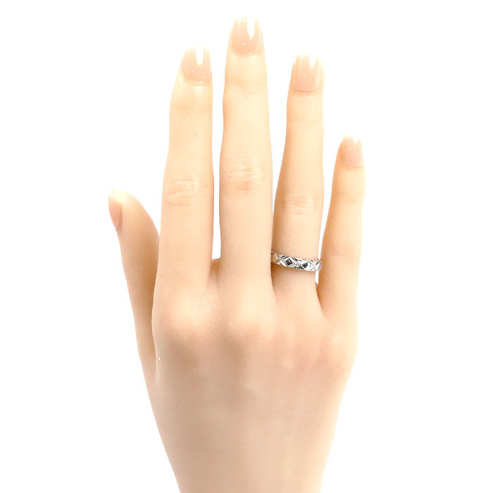 CHANEL シャネル Pt950プラチナ マトラッセ 10Pダイヤ リング・指輪 ダイヤモンド 10号 50 4.8g レディース【中古】【美品】