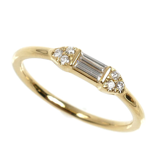 BELLESIORA K18YG イエローゴールド リング・指輪 ダイヤモンド0.13ct 11号 2.0g レディース【中古】【美品】