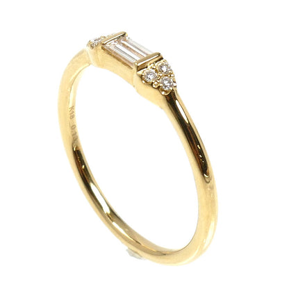 BELLESIORA K18YG イエローゴールド リング・指輪 ダイヤモンド0.13ct 11号 2.0g レディース【中古】【美品】