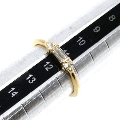 BELLESIORA K18YG イエローゴールド リング・指輪 ダイヤモンド0.13ct 11号 2.0g レディース【中古】【美品】