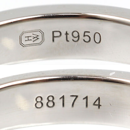 HARRY WINSTON ハリーウィンストン Pt950プラチナ ワンロウ パヴェ バンド ダイヤ リング・指輪 WBDPRD1RTST ダイヤモンド 7.5号 5.3g レディース【中古】【美品】