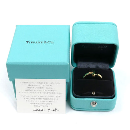 TIFFANY&Co. ティファニー K18YG イエローゴールド Tワン ナロー リング・指輪 67796950 13号 4.3g レディース【中古】【美品】