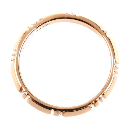 TIFFANY&Co. ティファニー K18PG ピンクゴールド アトラス X クローズド ナロー リング・指輪 16.5号 4.0g ユニセックス【中古】【美品】