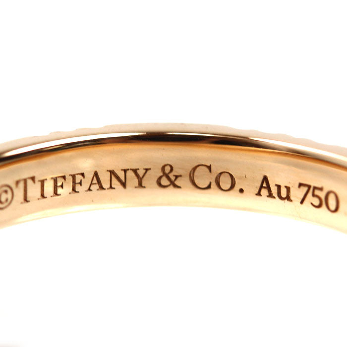 TIFFANY&Co. ティファニー K18PG ピンクゴールド アトラス X クローズド ナロー リング・指輪 16.5号 4.0g ユニセックス【中古】【美品】