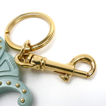 CELINE セリーヌ アセテート メタル トリオンフ キーリング チャーム 49J607GGP.31LY レディース【中古】