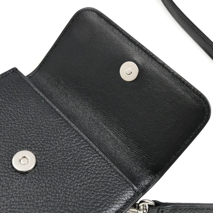 BALENCIAGA バレンシアガ CASH フォン&カードホルダー ショルダーバッグ ブラック 640536 ユニセックス【中古】【美品】