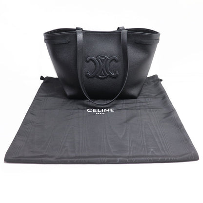 CELINE セリーヌ スモール カバ アナイス キュイル トリオンフ トートバッグ ブラック 121753ENY.37NO レディース【中古】【美品】