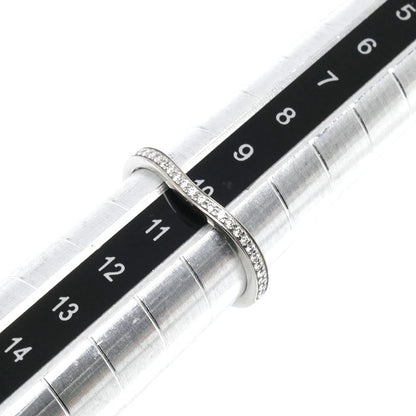 CARTIER カルティエ Pt950プラチナ バレリーナ カーブ ハーフエタニティ ダイヤ リング・指輪 B4093050 ダイヤモンド 10号 50 2.8g レディース【中古】【美品】