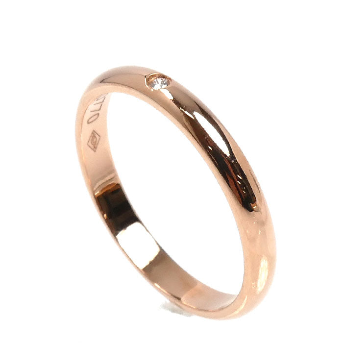 CARTIER カルティエ K18PG ピンクゴールド 1895ウェディング 1Pダイヤ リング・指輪 B4088252 ダイヤモンド 12号 52 2.3g レディース【中古】【美品】