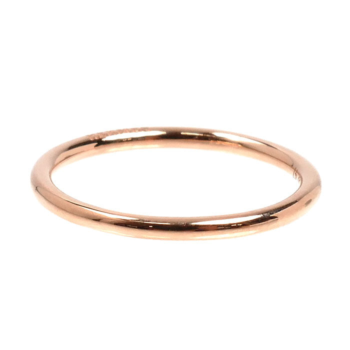 HERMES エルメス K18PG ピンクゴールド ウェディング リング・指輪 H119810B 7号 47 1.3g レディース【中古】【美品】