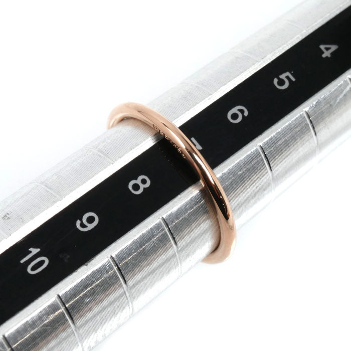 HERMES エルメス K18PG ピンクゴールド ウェディング リング・指輪 H119810B 7号 47 1.3g レディース【中古】【美品】