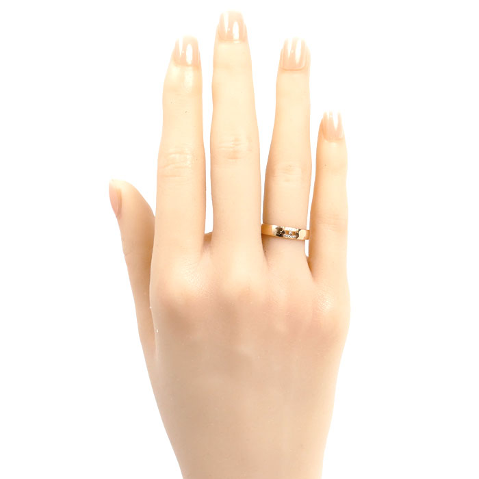 HERMES エルメス K18PG ピンクゴールド ヘラクレス ダイヤ リング・指輪 H119850B ダイヤモンド 8号 48 3.1g レディース【中古】【美品】