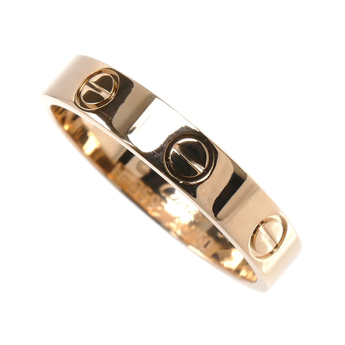 CARTIER カルティエ K18PG ピンクゴールド ミニラブ リング・指輪 B4085254 13.5号 54 3.2g レディース【中古】【美品】