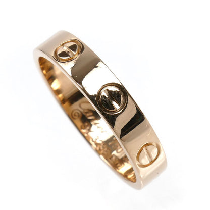 CARTIER カルティエ K18PG ピンクゴールド ミニラブ リング・指輪 12号 52 3.0g レディース【中古】【美品】