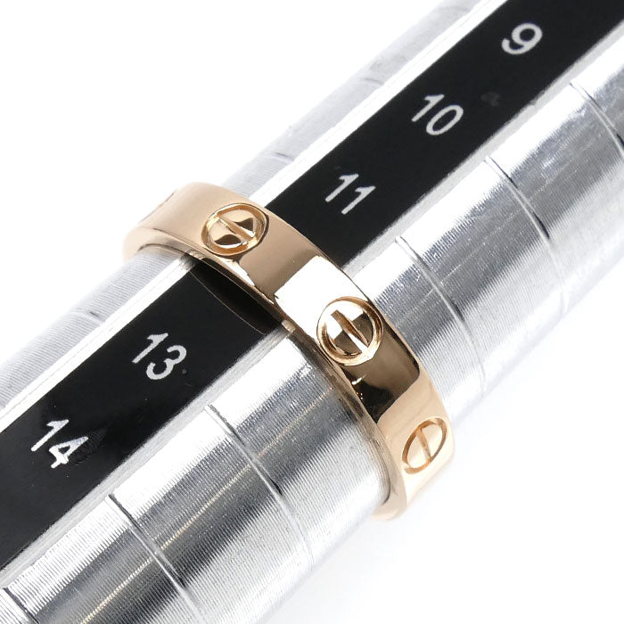 CARTIER カルティエ K18PG ピンクゴールド ミニラブ リング・指輪 12号 52 3.0g レディース【中古】【美品】