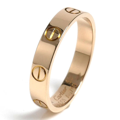CARTIER カルティエ K18PG ピンクゴールド ミニラブ リング・指輪 B4085253 12.5号 53 3.1g レディース【中古】【美品】