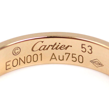 CARTIER カルティエ K18PG ピンクゴールド ミニラブ リング・指輪 B4085253 12.5号 53 3.1g レディース【中古】【美品】