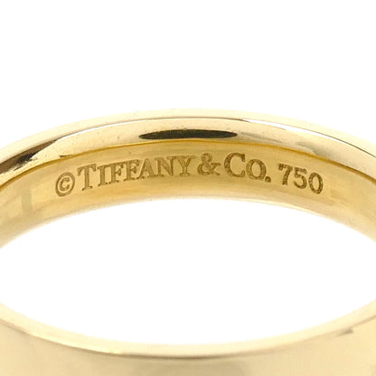 TIFFANY&Co. ティファニー K18YG イエローゴールド フラットバンド リング・指輪 15号 5.6g レディース【中古】