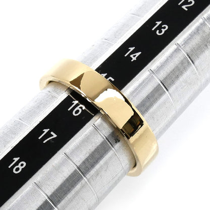 TIFFANY&Co. ティファニー K18YG イエローゴールド フラットバンド リング・指輪 15号 5.6g レディース【中古】