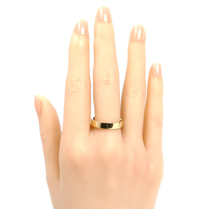 TIFFANY&Co. ティファニー K18YG イエローゴールド フラットバンド リング・指輪 15号 5.6g レディース【中古】