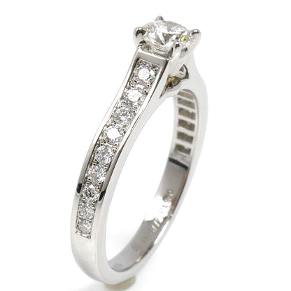 CARTIER カルティエ Pt950プラチナ ソリテール 1895 ハーフエタニティ リング・指輪 CRN4161048 ダイヤモンド 8号 48 3.7g レディース【中古】【美品】