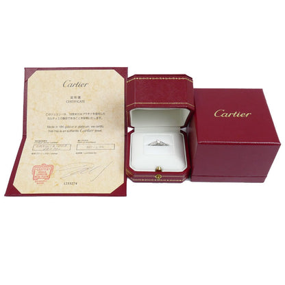 CARTIER カルティエ Pt950プラチナ ソリテール 1895 ハーフエタニティ リング・指輪 CRN4161048 ダイヤモンド 8号 48 3.7g レディース【中古】【美品】