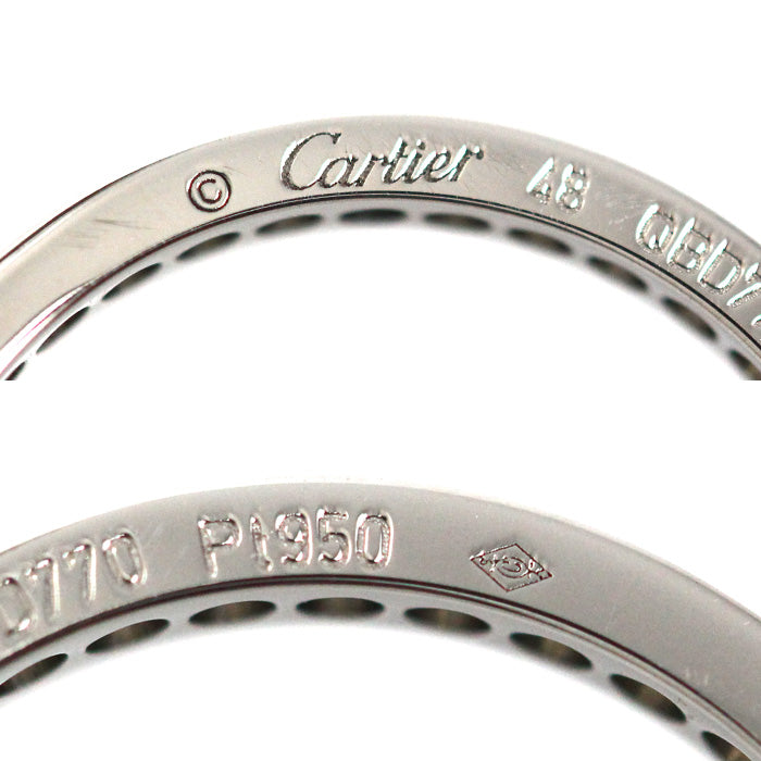 CARTIER カルティエ Pt950プラチナ バレリーナ フルエタニティ リング・指輪 B4072048 ダイヤモンド 8号 48 2.1g レディース【中古】【美品】