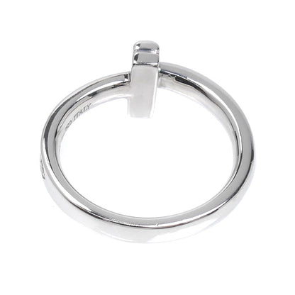 TIFFANY&Co. ティファニー K18WG ホワイトゴールド Tワン リング・指輪 67795474 ダイヤモンド 7号 3.8g レディース【中古】【美品】