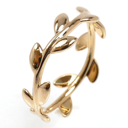 TIFFANY&Co. ティファニー K18PG ピンクゴールド オリーブリーフ ナロー リング・指輪 60146088 14号 2.5g レディース【中古】【美品】