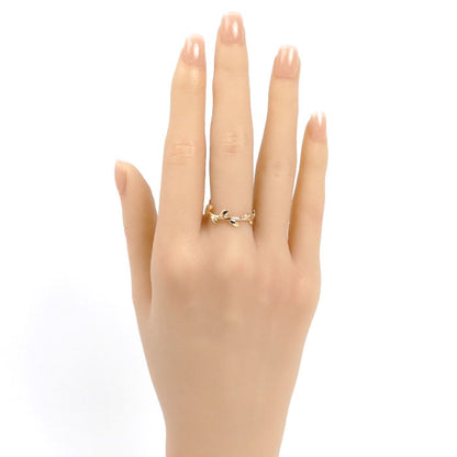 TIFFANY&Co. ティファニー K18PG ピンクゴールド オリーブリーフ ナロー リング・指輪 60146088 14号 2.5g レディース【中古】【美品】