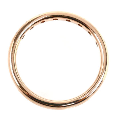 TIFFANY&Co. ティファニー K18PG ピンクゴールド スタッキングバンド 8P ダイヤ リング・指輪 ダイヤモンド 17.5号 4g レディース【中古】【美品】