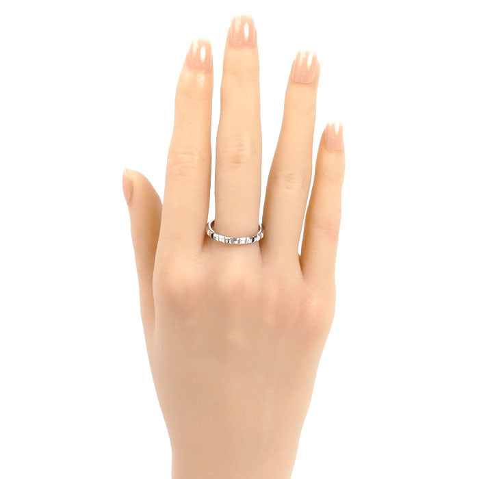 Boucheron ブシュロン Pt950プラチナ クルドパリ ミディアム リング・指輪 JAL00109 17.5号 58 5.2g ユニセックス【中古】【美品】