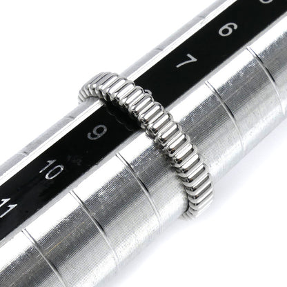 Boucheron ブシュロン K18WG ホワイトゴールド キャトル グログラン リング・指輪 JAL01170 8号 48 2.8g レディース【中古】【美品】