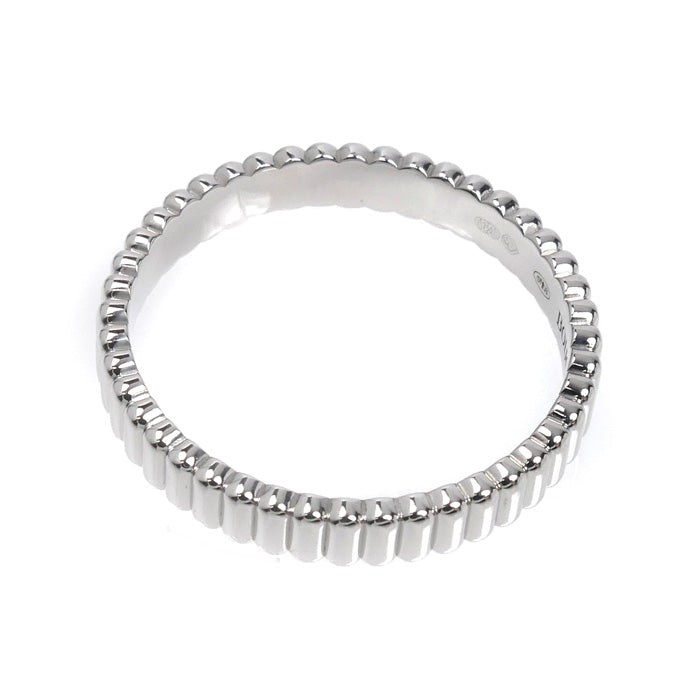 Boucheron ブシュロン K18WG ホワイトゴールド キャトル グログラン リング・指輪 JAL01170 14号 54 3.3g レディース【中古】【美品】