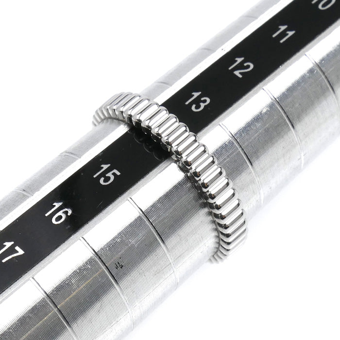 Boucheron ブシュロン K18WG ホワイトゴールド キャトル グログラン リング・指輪 JAL01170 14号 54 3.3g レディース【中古】【美品】