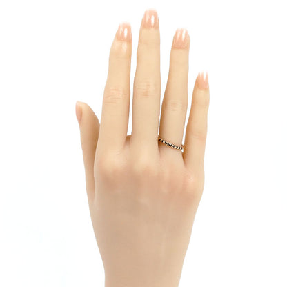 Boucheron ブシュロン K18PG ピンクゴールド クルドパリ スモール リング・指輪 JAL01164 11号 51 2.1g レディース【中古】【美品】