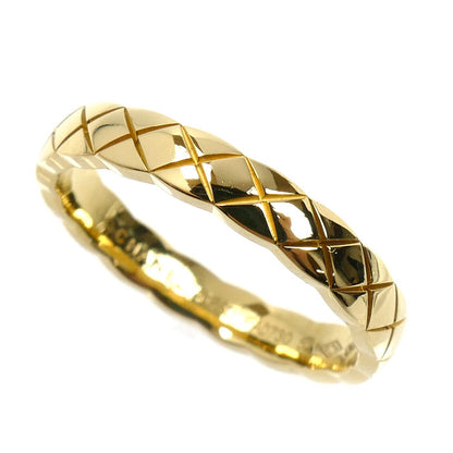 CHANEL シャネル K18YG イエローゴールド ココ クラッシュ リング・指輪 J11794 11.5号 52 3.7g レディース【中古】【美品】